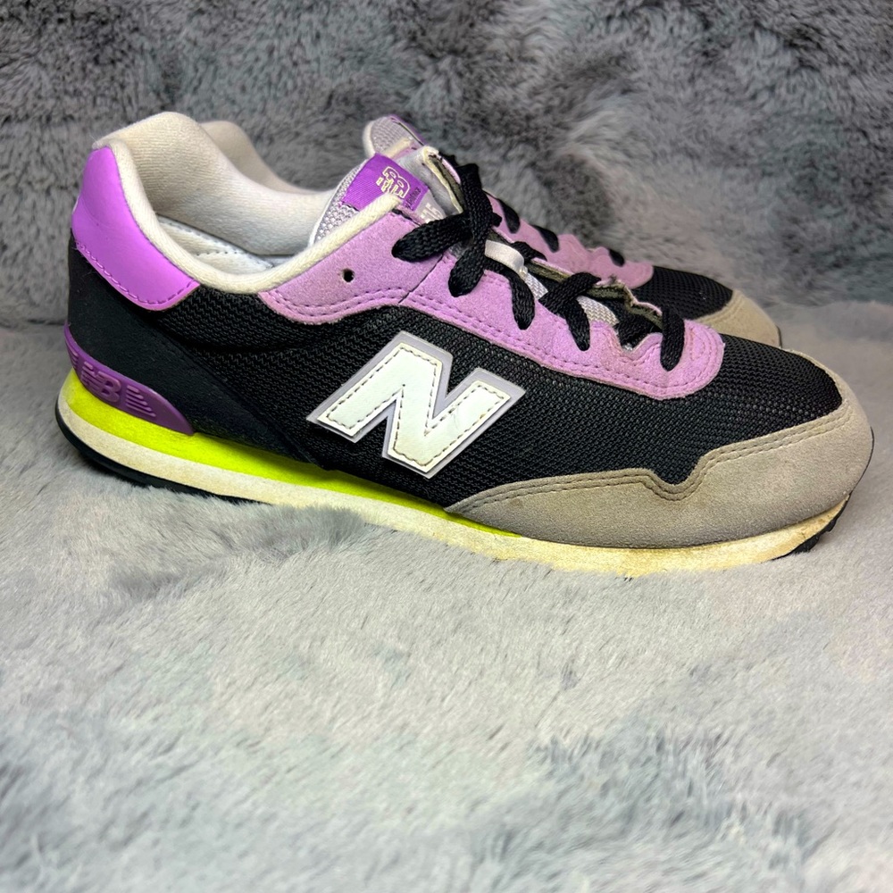 Size 5 New Balance 515 Purple and gray - Picture 2 of 6